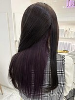 リルミー(Lilme)&nbsp;ブリーチ2回で！ちらりと見えるラベンダー＊まゆ