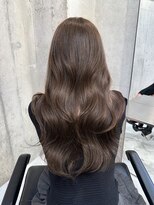 サイン 渋谷(SIGN)&nbsp;美髪エアリーロングピンクブラウン切りっぱなしボブ