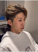 韓流ガイルヘア かきあげ 韓国 リバースパーマ ビジネスヘア
