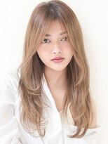 アイニティ(Inity)&nbsp;[Inity]レイヤーロング×グレーベージュ[心斎橋/ダメージレス]