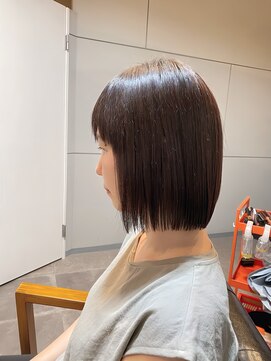 アーチテクトヘア(Architect hair by Eger) メテオストレートでサラサラぼぶ