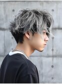 メンズシャドールーツ/ブリーチ/韓国マッシュ/ダークアッシュ