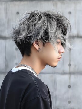 イル(iLe.) シャドールーツ/サーフカール/スパイキーショートブルーブラック