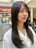 新潟/万代 顔まわりからつながるレイヤーヘアー