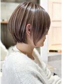 ミルクティーベージュダブルカラーインナーカラーケアブリーチ