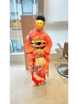 七五三着付け*七歳*編みおろし
