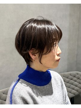 ジルバイジアン(JILL by GIEN) #丸みショート#ブラウンベージュカラー/森岡俊亮