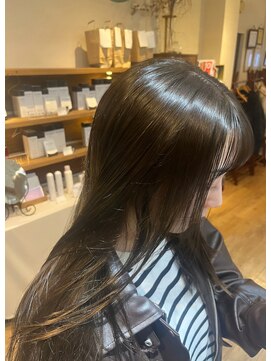 ココカラヘアー ニコ(cococara hair nico) 透明感カラー オリーブベージュカラー