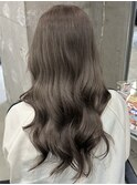 マロングレージュ/レイヤーカット/くすみベージュ/表参道/原宿