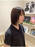 切りっぱなしボブ