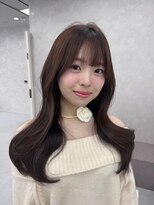 スウェル(SWELL)&nbsp;くびれヘア×透明感ブラウンカラー