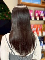 ヘアリゾート粋 ティガ 池袋店(tiga)&nbsp;ストレートロング/艶髪/ダークブラウン