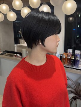 ロンドアジュール 横浜(Lond azur) ココアベージュ/バーガンディ/ショート/髪質改善/縮毛矯正/横浜