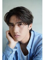 フィフス 栄(fifth)&nbsp;センターパートニュアンスパーマワンカールパーマツーブロック