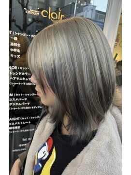 ホワイトグレージュ/デザインカラーダーク