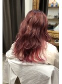pink gradation×inner pink
