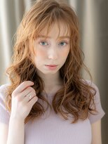 カバーヘアアンドスパ ブリス 浦和(COVER HAIR&SPA bliss)&nbsp;バレイヤージュカラー波巻きフェミニンロング318Z浦和20代30代