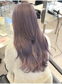 原宿韓国レイヤーアッシュオリーブヘーゼルラベンダーグレージュ