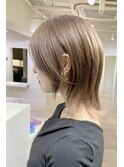 小顔似合わせカットウルフレイヤーくびれミディ20代30代40代50代