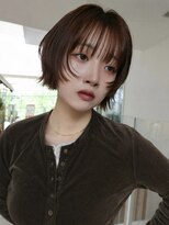 ミンクス渋谷スマートサロン(MINX shibuya smart salon)&nbsp;レイヤーボブ/レイヤー/アッシュブラウン／イメチェン
