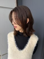 ソアロ(SOARO)&nbsp;外ハネミディ×ダークアッシュ