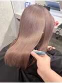【ハイトーンカラー】ピンクミルクティー