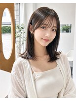 ビーアップヘアー(be:up hair)&nbsp;地毛風縮毛矯正×艶感外ハネミディアム