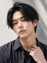 メンズ ソース 天王寺阿倍野(MEN'S SOURCE)&nbsp;爽やか毛流れセンターパート/メンズ