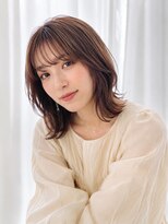 ビューティーアンドフリーハコ(Beauty&Free HACO) 外ハネレイヤーボブ/透明感ブラウン