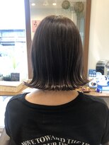 ユイマール(YUIMARL)&nbsp;ぶどうカラー×切りっぱなしボブ