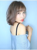 【morio池袋】 2018年夏人気透け感ボブ