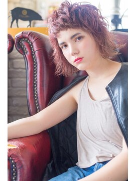 ロンド 表参道店(Lond) 【倉崎涼】クラシカルショートレイヤー×ボルドー