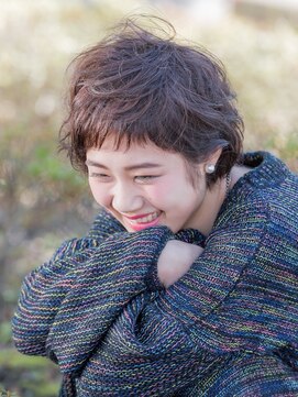 カルフール ロコ 草加西口店(Carrefour LOCO) ☆LOCO☆ジグザグバング×くせ毛風ミニマムショート