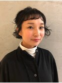 カーリーなウルフスタイル