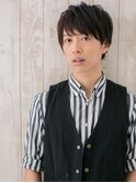 ≪mod's men≫黒髪が◎優等生風★知的束感カットG