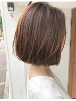 インビテーション 名古屋(invitation)&nbsp;◎ベージュブラウン/丸みボブ♪