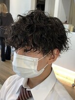 2wayパーマスタイルツイストスパイラルツーブロック