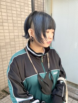 ノブレス(NOBLESSE) ウルフカット/ブルーローライト/nagata