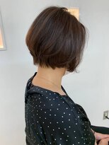 クオリス 上福岡店(QUALIS)&nbsp;ショートカット/40代50代60代/前下り/グラデーション/白髪染め