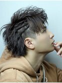 編み込みヘアスタイル