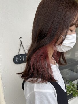 ビオトープ(Bio Top) earring color × pink
