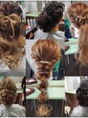 結婚式もお呼ばれヘアーセットコンサート見に行く用ヘアーセット