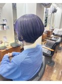 【ショートスタイル】コンパクトショート/グレイヘア/ヘッドスパ