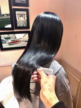 アルーシェ 新宿店(Alushe) ブルーブラック×髪質改善