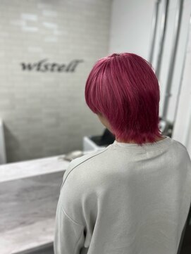 ウィステル カシスピンク♪メンズウルフ！