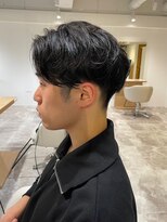 メンズカット バイ ソイクフ(メンズカット by SOY-KUFU) MEN'S HAIRアッシュブラックカルマパーマ