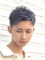 ハレ ヘアサロン(Hale hair salon)&nbsp;【Hale】アッシュブラック/ベリーショートN80（ニュアンスパーマ