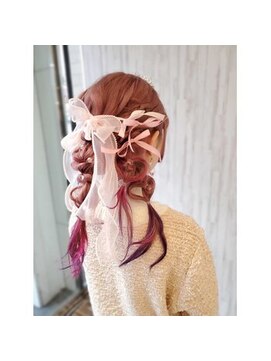 アース 熊本下通店(HAIR & MAKE EARTH) ツインテール×ハートアレンジ