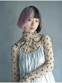 ハイトーンカラーデザインカラーミニボブ