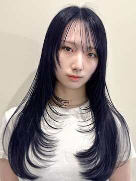 ユニコ(unico) 韓国風/レイヤー/小顔/前髪カット/髪質改善/グレージュ/透明感